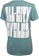 All-City Week-Endo Women's T-Shirt - Seafoam, White, Large 