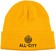 All-City Club Tropic Beanie - Goldenrod, One Size 