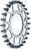 Gates Carbon Drive CDX CenterTrack Front Sprocket - 26t, For Bosch GEN 2, Silver