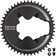 Wolf Tooth Aero Direct Mount 1x Chainring - 48t, 4-Bolt, Drop-Stop ST, Compatible with Shimano Dura-Ace R9200/R9200-P Only, Black