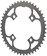 Full Speed Ahead Ebike Chainring for Bosch Gen 3 - 46t, 104 BCD, 4-Bolt, Steel, Black