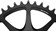 Cane Creek Direct Mount Chainring - 38t, 8-Bolt Direct Mount, 3mm Offset, Black