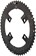 Easton Asymmetric Chainring: 4-Bolt, 11-Speed, 50t, Black