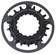 Samox Bosch GEN 2 Steel CNC Chainring with Single Chainguide - 18t Boost, Black 