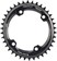 Wolf Tooth Elliptical Shimano 110 Asymmetric BCD Chainring - 38t, 110 Asymmetric BCD, 4-Bolt, Drop-Stop, For Shimano GRX Cranks, Black