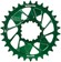 Wheels Manufacturing Direct Mount Chainring - 30t, SRAM 3-Bolt Direct Mount, 3mm Offset, T-Type Chain Compatible, Green