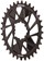 Wheels Manufacturing Direct Mount Chainring - 34t, SRAM 3-Bolt Direct Mount, 3mm Offset, T-Type Chain Compatible, Black