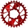 Wheels Manufacturing Direct Mount Chainring - 30t, SRAM 3-Bolt Direct Mount, 3mm Offset, Compatible with Hyperglide+ Chain, Red