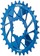 Wheels Manufacturing Direct Mount Chainring - 30t, SRAM 3-Bolt Direct Mount, 3mm Offset, Compatible with Hyperglide+ Chain, Blue