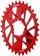 Wheels Manufacturing Direct Mount Chainring - 32t, SRAM 3-Bolt Direct Mount, 3mm Offset, Compatible with Hyperglide+ Chain, Red