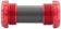 Chris King ThreadFit 24 Bottom Bracket with Fit Kit 4 - English, For Shimano Hollowtech II, Red