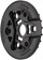 Stolen Sumo III Sprocket - 25t, 6.0mm Thickness, Aluminum, With Thermalite Guard, Black