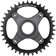Shimano STEPS SM-CRE80-12-B Chainring - 38T Without Chainguard, 55mm Chainline, Black