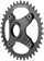 Shimano STEPS SM-CRE80-12-B Chainring - 38T Without Chainguard, 55mm Chainline, Black