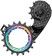absoluteBLACK HOLLOWcage Oversized Derailleur Pulley Cage - For Shimano 9100 / 8000, Full Ceramic Bearings, Carbon Cage, PVD Rainbow