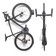 Feedback Sports Velo Hinge V2 Bike Hanger - Wall Mounted, 1-Bike, Up To 3.0" Tire, Black