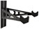 Feedback Sports Wall Rack Display Stand - 1-Bike, Wall Mounted, Black