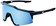 100% Speedcraft Sunglasses - Matte Black, HiPER Blue Multilayer Mirror Lens






