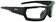 Mountain Shades Roscoe Safety Glasses - Matte Black, Clear Lens