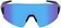 Optic Nerve FixieBLAST Sunglasses - Matte Black, Smoke Lens with Blue Mirror