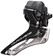 Shimano Dura-Ace FD-R9250 Di2 Front Derailleur - 2x12-Speed, Braze-on, Down Swing, For 50-55t Max, Black/Silver