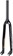 Radio Raceline Junior BMX Race Fork - 1", Black 