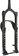 Manitou Mastodon Comp Suspension Fork - 26", 100 mm, 15 x 150 mm, 44 mm Offset, Matte Black, Standard, Gen 3