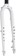 Surly Preamble 650b Fork, 9x100mm, QR, 1-1/8" Straight Steerer, Steel, Thorfrost White