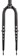 Surly Preamble Fork - 700c, QRx100mm, 1-1/8" Straight Steerer, Black