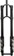 Manitou Dorado Expert Suspension Fork - 29", 203 mm, 20 x 110 mm, 57 mm Offset, Straight Steerer, Black, Gen 2