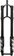 Manitou Dorado Comp Suspension Fork - 29", 203 mm, 20 x 110 mm, 57 mm Offset, Straight Steerer, Black, Gen 2