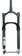 Manitou Mastodon Pro Suspension Fork - 26", 100 mm, 15 x 150 mm, 51 mm Offset, Matte Black, Standard