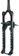 Manitou Machete Suspension Fork - 29", 120 mm, 15 x 110 mm, 44mm Offset, Matte Black 