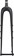 Ritchey WCS Carbon Mountain Adventure Fork - 29/27.5", 15 x 110mm Thru-Axle, Tapered Steerer, Post Mount, Matte Carbon