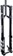 Manitou Dorado Expert Suspension Fork - 29", 203 mm, 20 x 110 mm, 57 mm Offset, Black, Straight Steerer 