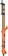 FOX 40 Factory Suspension Fork - 29", 203 mm, 20TA x 110 mm, 52mm Offset, GRIP X2 Damper, Shiny Orange 