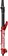 RockShox ZEB Ultimate Charger 3.1 RC2 Suspension Fork - 29", 180 mm, 15 x 110 mm, 44 mm Offset, Red, A3 
