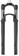 RockShox Recon Silver RL Suspension Fork - 27.5", 100 mm, 9 x 100 mm, 42 mm Offset, Black, Remote, D1 