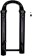 FOX Lower Leg Assembly - 2021 36 27.5in 130-170, 15x110 QR, F-S PE-S, Shiny Black 