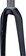 Ritchey WCS Carbon Road Disc Fork - 1-1/8", 46mm Rake, Flat Mount , 12mm Thru x 100mm, Black