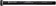 Wolf Tooth Rear Thru Axle - M12, 1.5 x 172mm, Black
