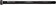 Wolf Tooth Rear Thru Axle - M12, 1.75 x 192mm, Black