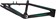 Radio Solar BMX Race Frame - Pro L, 20.75" TT, Matt Black / Teal 