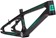 Radio Solar BMX Race Frame - Pro L, 20.75" TT, Matt Black / Teal 