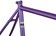 All-City Super Professional Frameset - 700c / 650b, Steel, Hollywood Violet, 52cm 