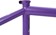 Sunday Street Sweeper BMX Frame - 20.75" TT, Pink/Purple