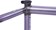 Sunday Park Ranger BMX Frame - 21" TT, Matte Frost Purple