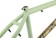 Sunday Darkwave BMX Frame - 20.75" TT, Matte Sage Green 