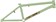 Sunday Darkwave BMX Frame - 20.75" TT, Matte Sage Green 