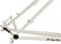 Surly Karate Monkey Frameset - 27.5", Steel, Snow Mold White, Large